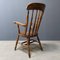 Antiker englischer Windsor Stuhl aus Ulmenholz 12