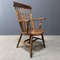 Antiker englischer Windsor Stuhl aus Ulmenholz 2