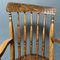 Antiker englischer Windsor Stuhl aus Ulmenholz 5