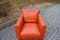 Club chair in pelle color cognac di Giovanni Sforza Collection, Italia, anni '80, Immagine 26