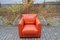 Italian Club Chair in Cognac Leather from Giovanni Sforza Collection, 1980s, Image 23