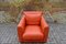 Club chair in pelle color cognac di Giovanni Sforza Collection, Italia, anni '80, Immagine 2