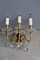 Brass Nail Polish and Crystals Wall Lamps, 1950s, Set of 2 11