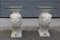 White Ceramic Elephant Stands from Vivai del Sud, Italy, 1970s, Set of 2 1