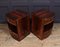 Art Deco Style Bedside Chests in Macassar Ebony, 1990s, Set of 2 2