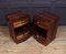 Art Deco Style Bedside Chests in Macassar Ebony, 1990s, Set of 2 3
