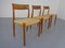 Model 77 Dining Chair in Teak and Papercord by Niels Otto Møller for J.L. Møllers, 1960s 2