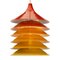 Orange Duett Lamp by Bent Gantzel Boysen for Ikea, 1970s, Image 3