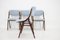 Czechoslovakian Dining Chairs in Bouclé and Bentwood, 1960s, Set of 4 4