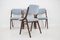 Czechoslovakian Dining Chairs in Bouclé and Bentwood, 1960s, Set of 4, Image 5