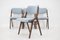 Czechoslovakian Dining Chairs in Bouclé and Bentwood, 1960s, Set of 4, Image 3