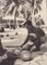 Fotografía en blanco y negro de Hanna Seidel, Panaman Man with Coconut, años 60, Imagen 1