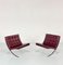Mid-Century Modern Lounge Chairs by Ludwig Mies Van Der Rohe for Knoll, 1970s, Set of 2 5