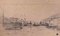 Edmond Cuisinier, The Port, Original Pencil Drawing, Early 20th Century 1