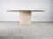 Vintage Oval Dining Table in Travertine, 1970s 2