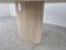 Vintage Oval Dining Table in Travertine, 1970s 7
