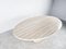 Vintage Oval Dining Table in Travertine, 1970s 9