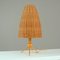 Mid-Century Swedish Birch and Rattan Table Lamp, 1950s 14