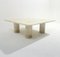 Mid-Century Italian Square Coffee Table in Travertine by Angelo Mangiarotti, 1970s 4