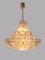 Large German Chandelier in Crystal and Brass, 1960s 10