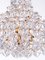 Large German Chandelier in Crystal and Brass, 1960s 4