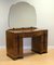 Art Deco Burr Walnut Dressing Table with Seven Drawers, 1920s 13