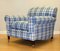 Royal Blue Fabric & Castors Armchair from George Smith 5
