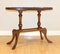 Antique Regency Oval Yew Wood Pie Crust Edge Coffee Table on Sabre Feet 3