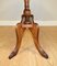 Antique Regency Oval Yew Wood Pie Crust Edge Coffee Table on Sabre Feet, Image 11