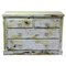 Antique Victorian Pine Lime Green Rustic Chest of Drawers 1