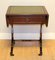 Mahogany Side Table with Lion Paw Castors from Bevan Funnell 5