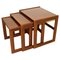 Art Deco Teak Nesting Tables from G-Plan, Set of 3 1