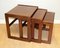 Art Deco Teak Satztische von G-Plan, 3er Set 5