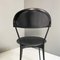 Italian Modern Black Tonietta Chairs in Chrome by to Enzo Mari for Zanotta, 1985, Set of 4 11