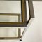 Mid-Century Modern Italian Cart in Steel and Brass with Two Shelves, 1970s 6