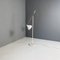 Mid-Century Modern Italian White Floor Lamp in Chrome, 1960s 4