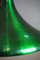 Vintage Trumpet Hanging Lamp in Green Metal from Philips, Image 6