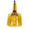 Pendant Lamp in Green Glass by Carl Fagerlund for Orrefors, 1960s, Image 3