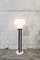 Italian Ground Lamp in Glass Iron and Marble, 1970s 2