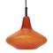 Space Age Pendant Lamp in Red from Peill & Putzler, 1970s 2