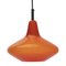Space Age Pendant Lamp in Red from Peill & Putzler, 1970s, Image 2