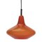 Space Age Pendant Lamp in Red from Peill & Putzler, 1970s 5