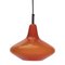 Space Age Pendant Lamp in Red from Peill & Putzler, 1970s, Image 5