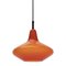 Space Age Pendant Lamp in Red from Peill & Putzler, 1970s, Image 4