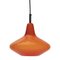Space Age Pendant Lamp in Red from Peill & Putzler, 1970s 3