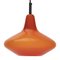Space Age Pendant Lamp in Red from Peill & Putzler, 1970s 1