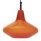 Space Age Pendant Lamp in Red from Peill & Putzler, 1970s, Image 1