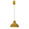 Osram Pendant Lamp in Yellow Plastic, 1970s 3