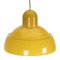 Osram Pendant Lamp in Yellow Plastic, 1970s 2