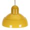 Lámpara colgante Osram de plástico amarillo, años 70, Immagine 1
